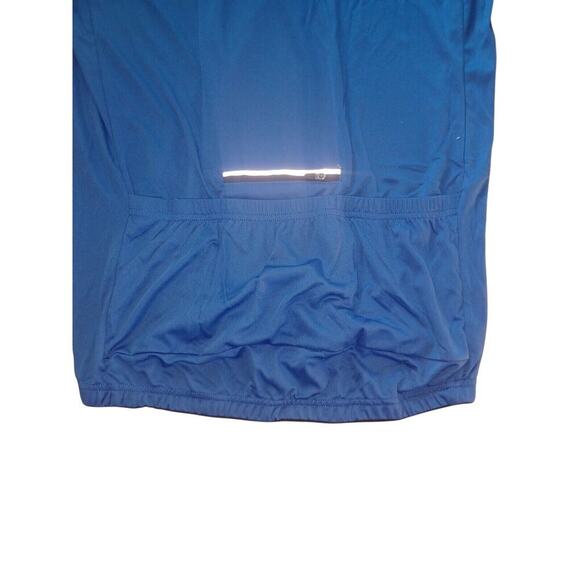 Bikewa Cycling Shirt Mens Large Blue Short sleeve Quarterzip Cycling - Picture 3 of 6